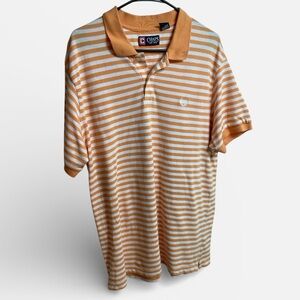 Chaps Striped Polo | Preppy Revival • Coastal Grandpa • Old Money Casual | XL